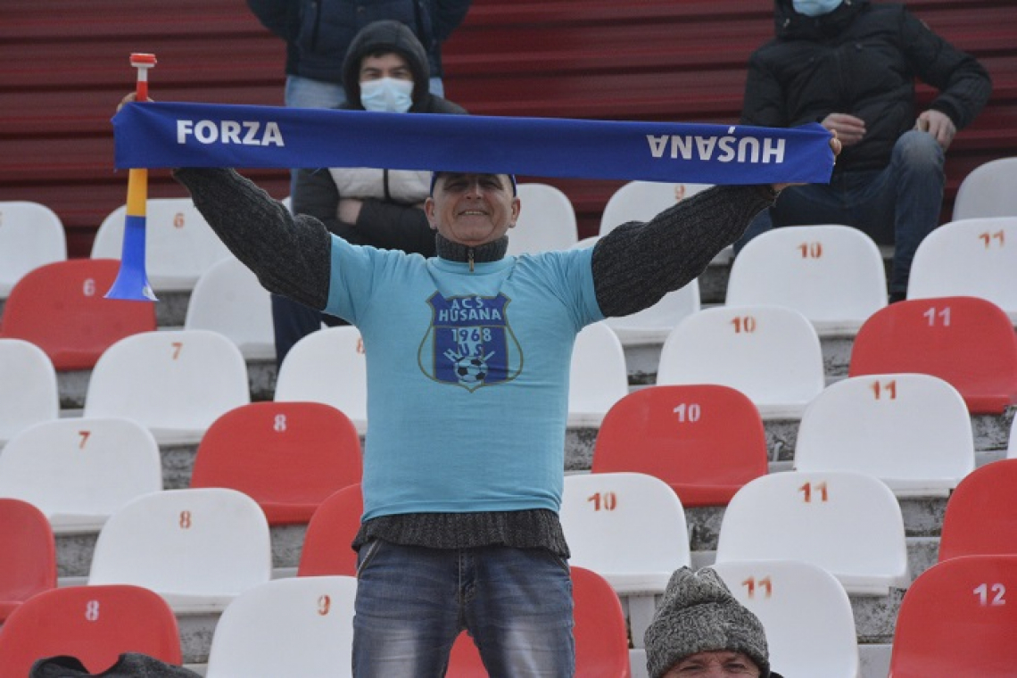 Hușana a scos la vânzare bilete virtuale pentru meciul cu Ceahlăul