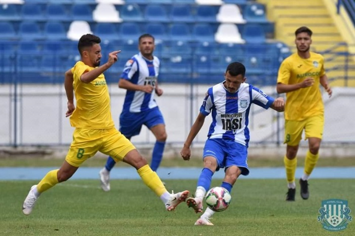 Sporting Juniorul a pierdut la limită, scor 0-1, amicalul cu Politehnica Iași