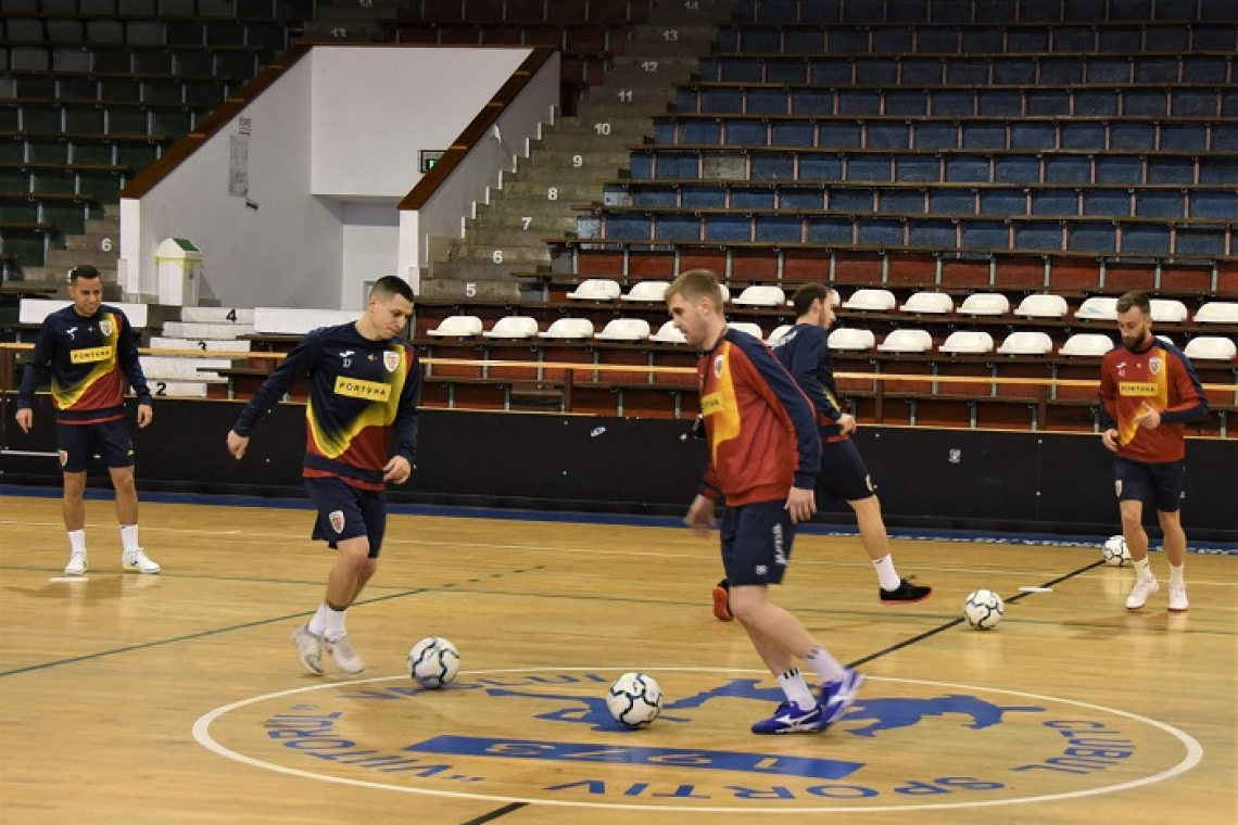GALERIE FOTO/ Naționala de futsal a României se află la Vaslui