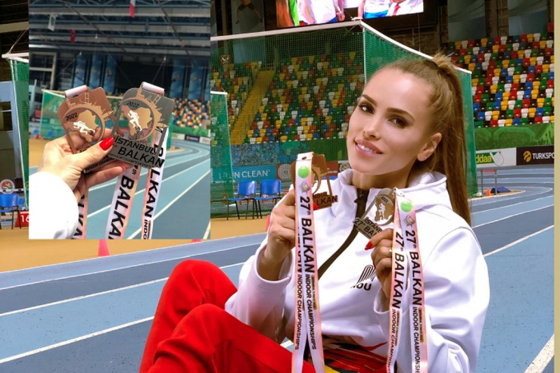 Mirela Lavric, dublă medaliată la Campionatul Balcanic de seniori 