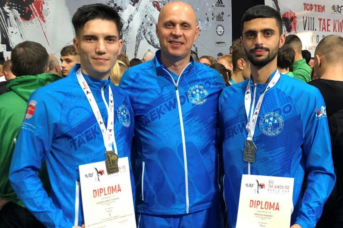 Trei medalii cucerite de vasluieni la Cupa Mondială