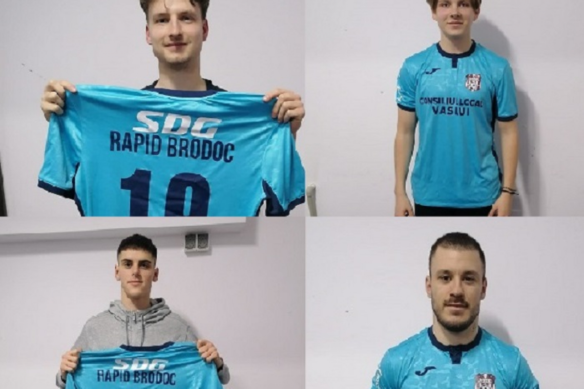 Rapid Brodoc a perfectat patru transferuri într-o singură zi