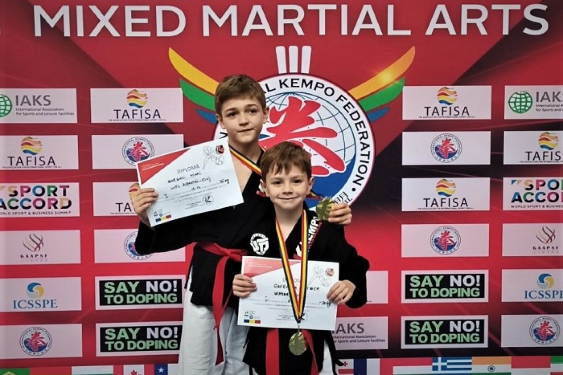 Doi frați din Bârlad, campioni naționali la Kempo