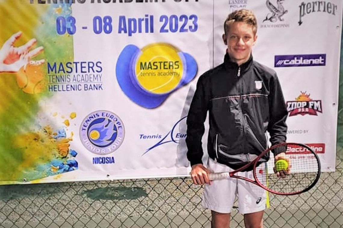 Un vasluian vicecampion la Turneul Tennis Europe U14 din Cipru