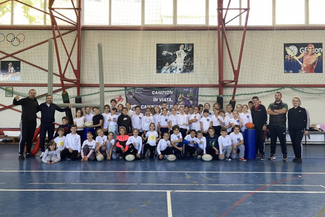 Se caută viitori rugbiști în rândul elevilor din Bârlad