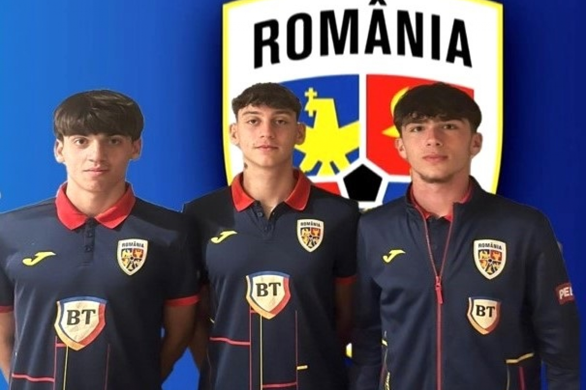 Trei vasluieni au contribuit la succesul României U16 în dubla cu selecționata similară a Franței