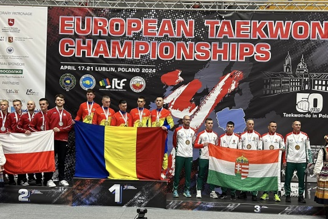 Vasluiul strălucește la Europeanul de taekwon-do ITF din Polonia