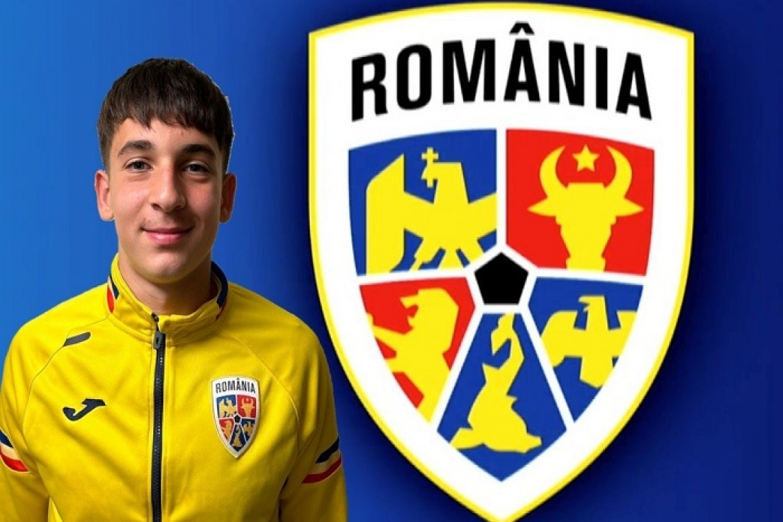 Eduard Cojan convocat în premieră la naționala României U15