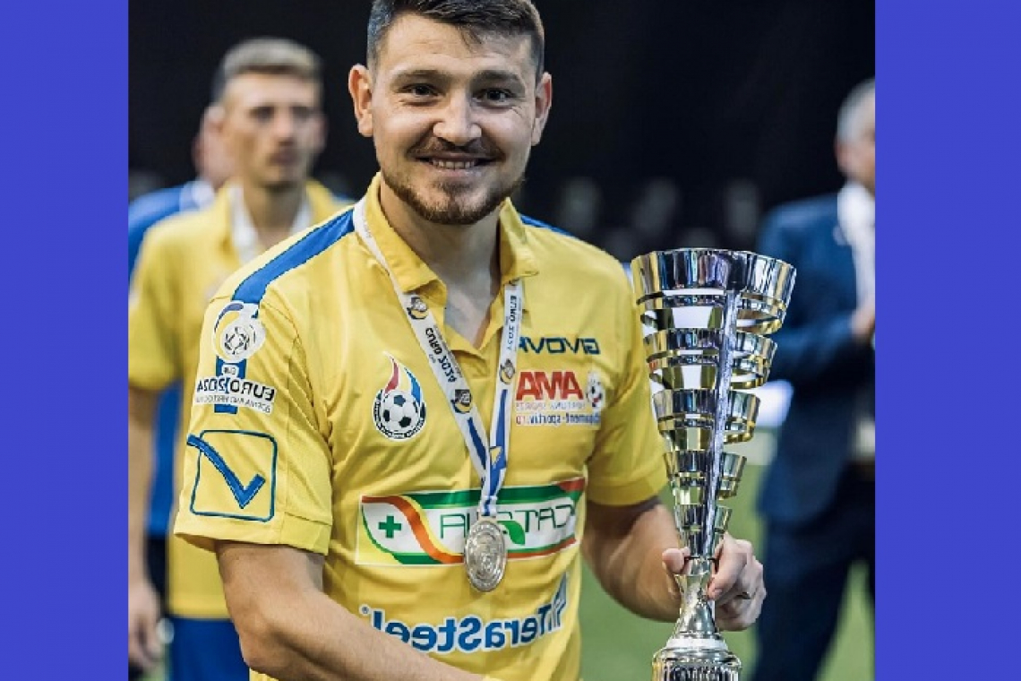 Vlăduț Mocanu e vicecampion european la minifotbal