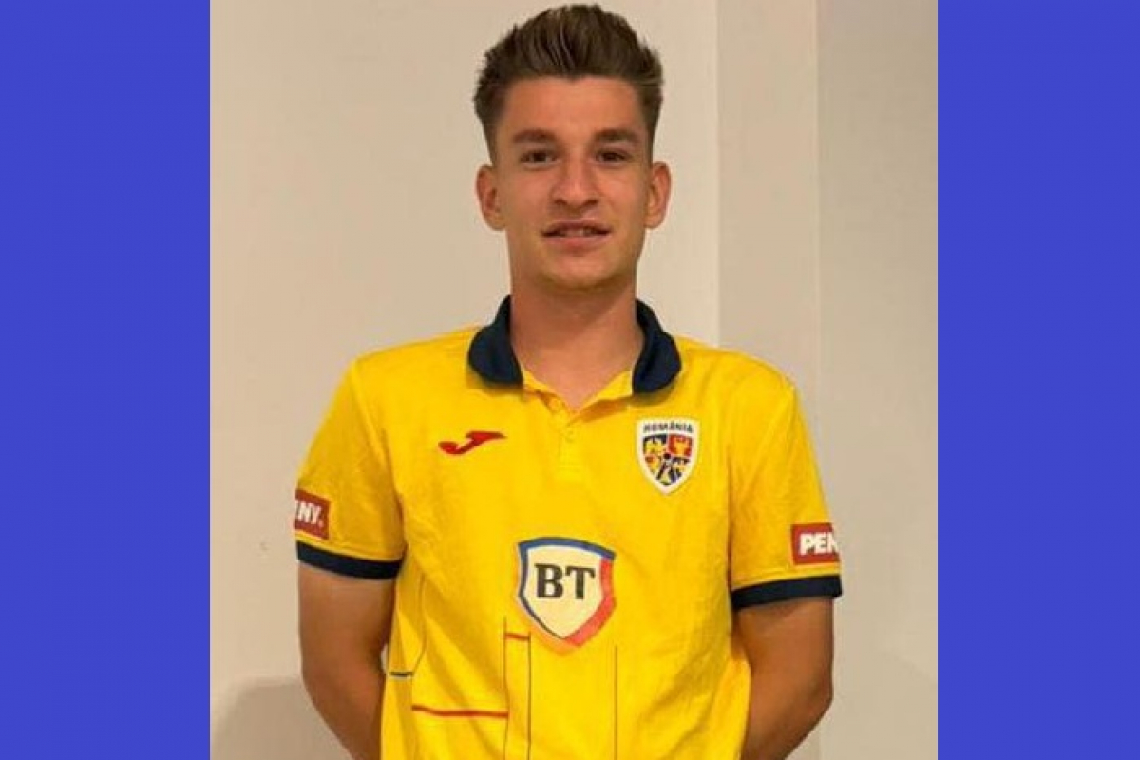 Un vasluian a evoluat pentru România U18