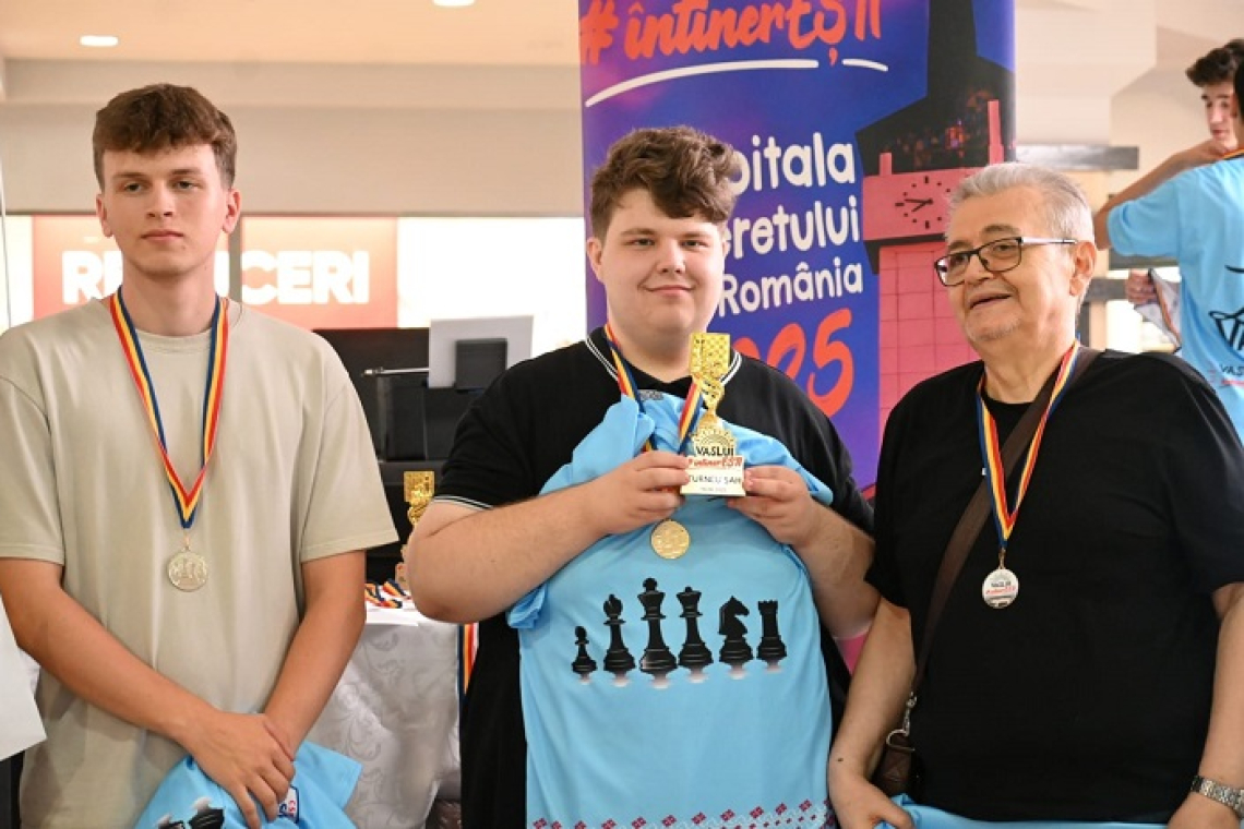 Ștefan Prisacaru a câștigat turneul de șah – Cupa Vaslui ÎntinerEȘTI