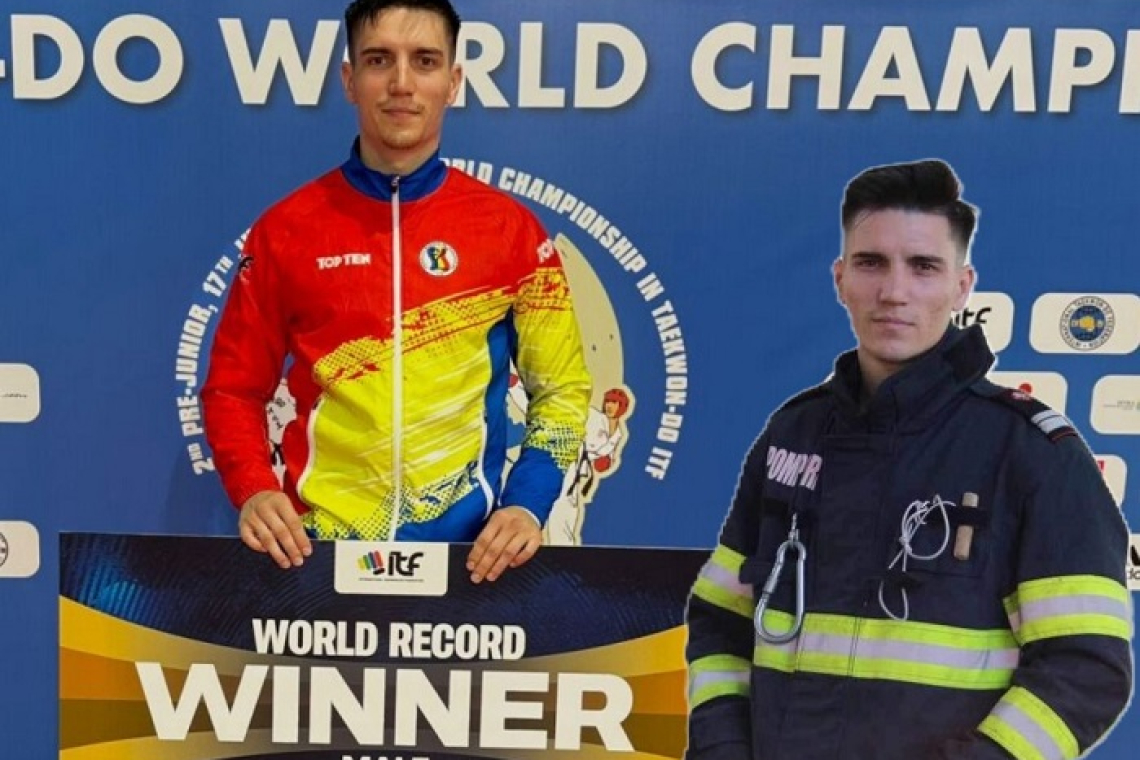Eroul din Vaslui: Campion Mondial și Recordmen Mondial la Taekwon-do ITF!