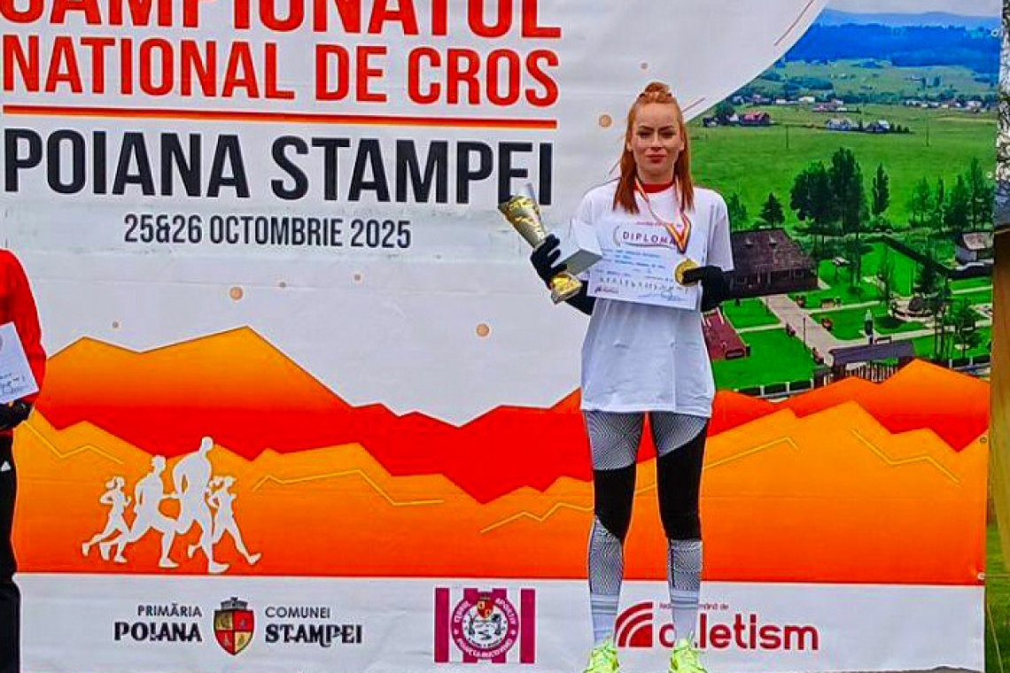 Magda Bosînceanu, campioană națională la cros! Sportiva de la CSM Vaslui, noua regină a rezistenței pe 8 kilometri