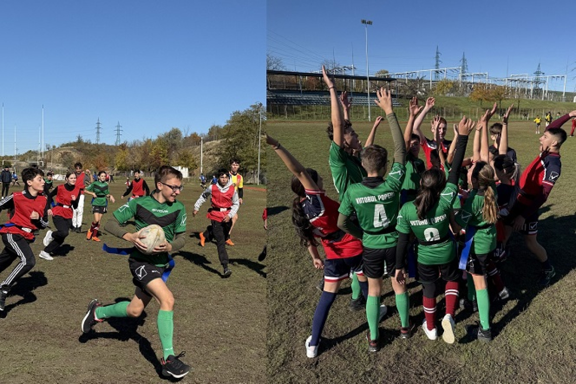„Toamna de Rugby Tag”, o nouă zi de sărbătoare sportivă pentru copiii din zona Bârladului