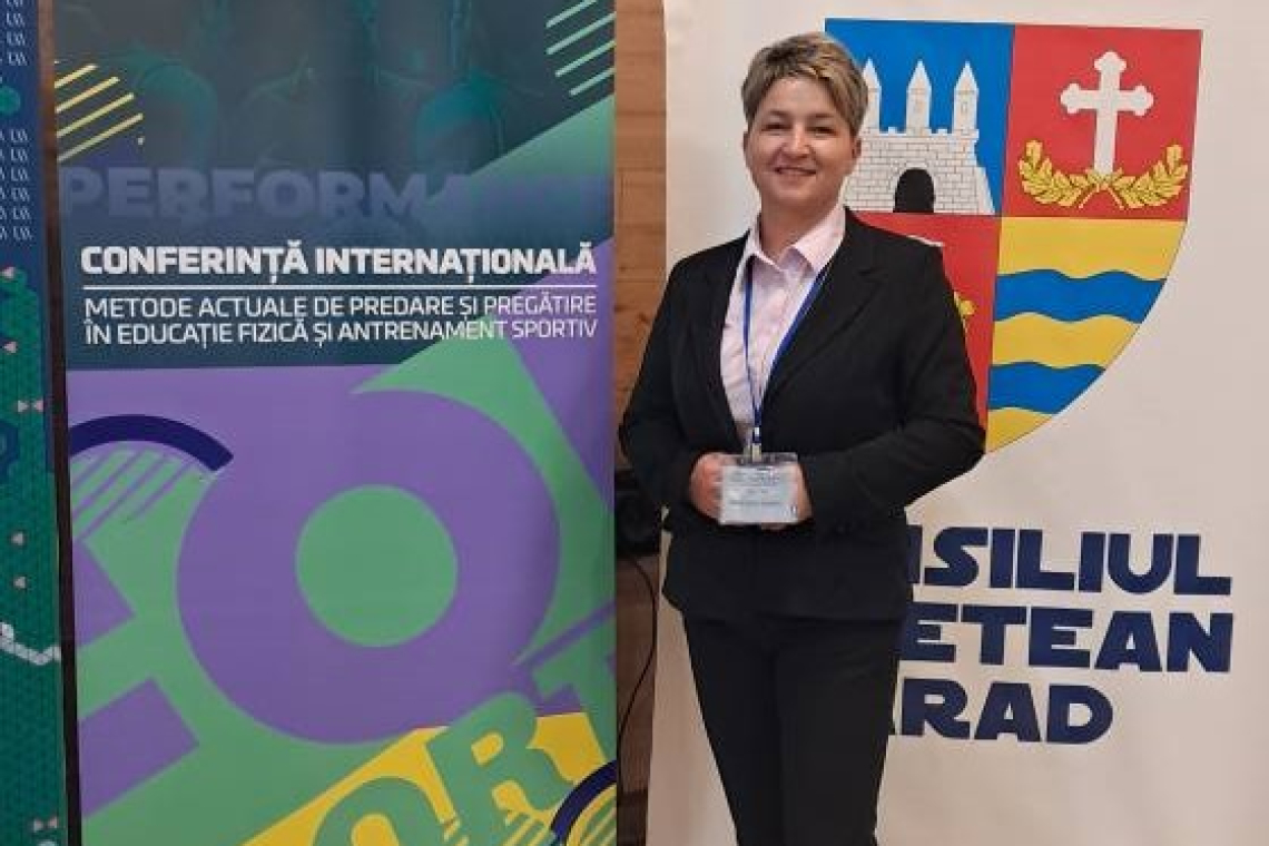 Profesor de sport din Vaslui, speaker la o conferință internațională de educație fizică și antrenament sportiv