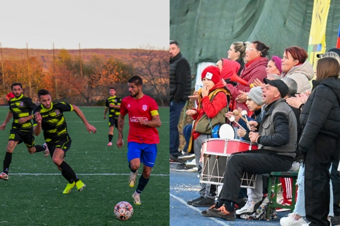Spectacol și pasiune în Liga 5! „Clona Steaua” din Urdești, învinsă, dar susținută ca o echipă de top