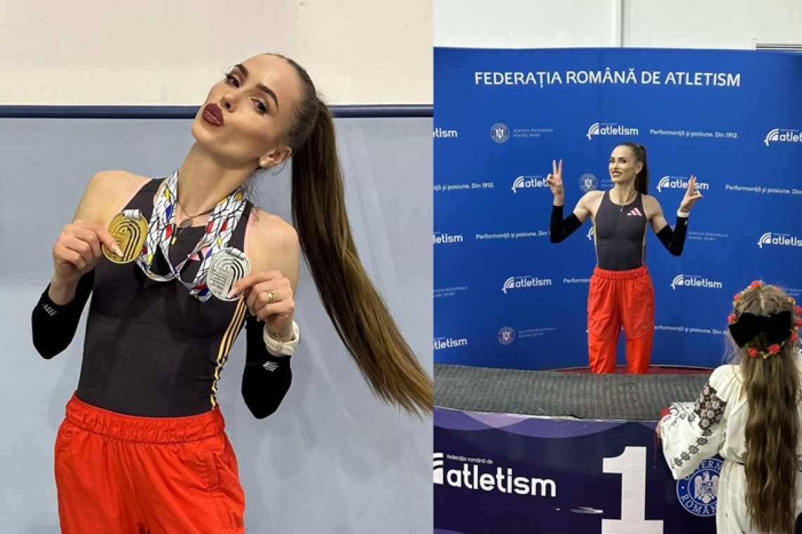 Mirela Lavric, start perfect de sezon: aur național la 200 m și argint la 400 m