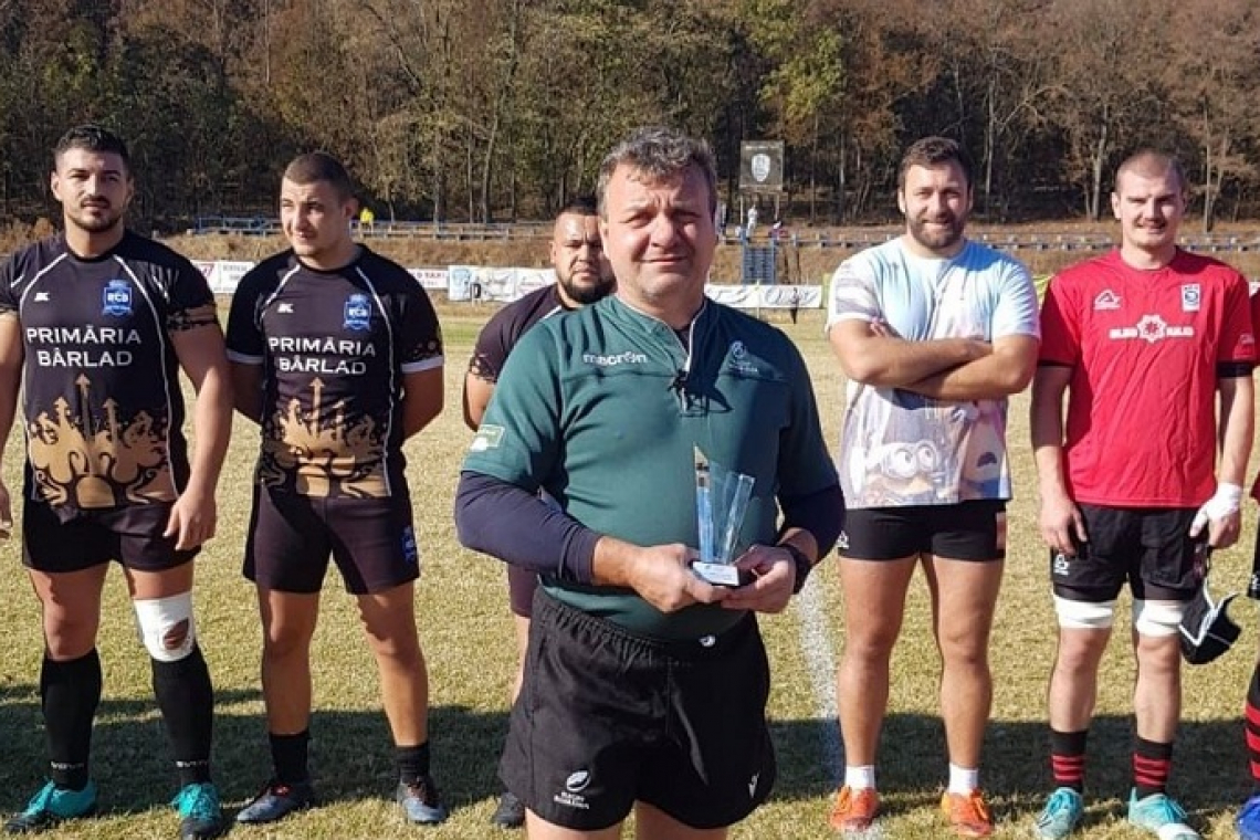 Un fost rugbist de la Bârlad s-a retras din activitate: Federația l-a premiat!