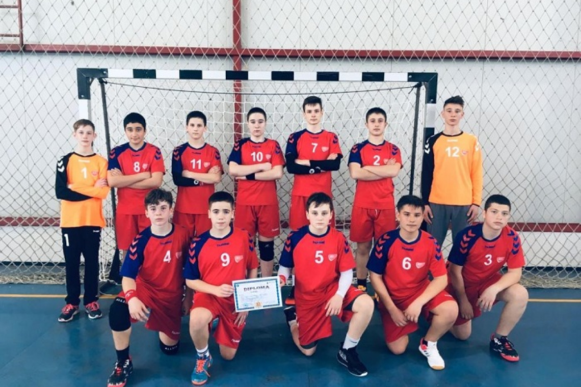 Școala ”Mihail Sadoveanu” Vaslui, campioană județeană la ONSS handbal băieți