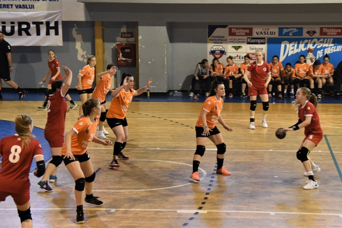 LPS Vaslui și Haute Garonne, performerele primei zile de la turneul internațional de handbal feminin
