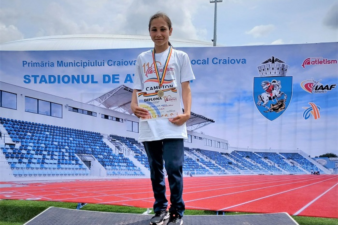 Dublă campioană națională la doar 12 ani