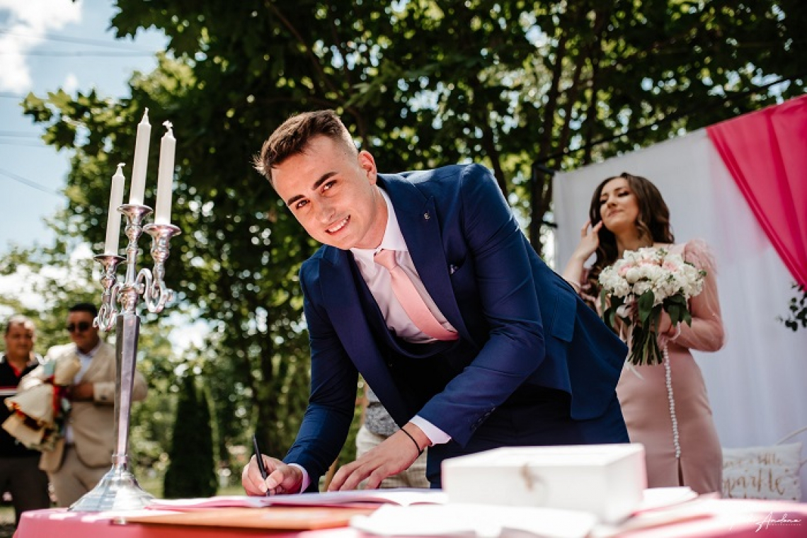 Andrei Popa la cea mai importantă semnătură din viață