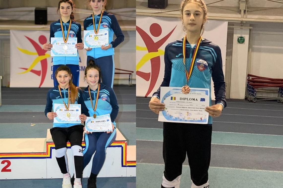Noi medalii pentru atletismul vasluian