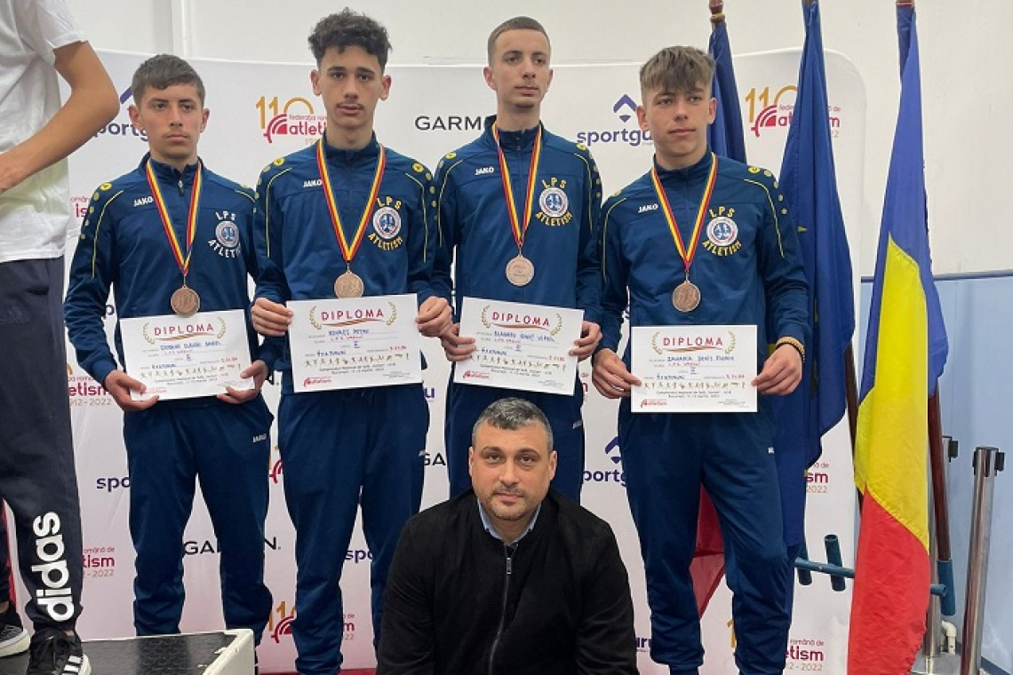 Bronz pentru ștafeta masculină de la LPS-CSM Vaslui