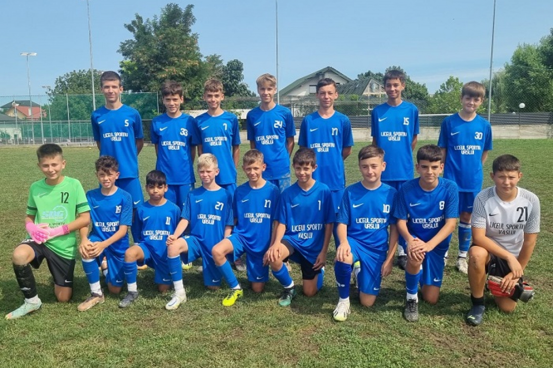 Comportare meritorie pentru grupa 2009 de la LPS Vaslui la Miroslava Youth Cup