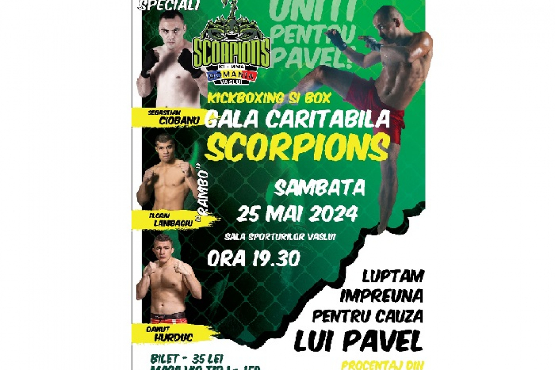 Gală caritabilă K1 „Luptăm pentru Pavel”