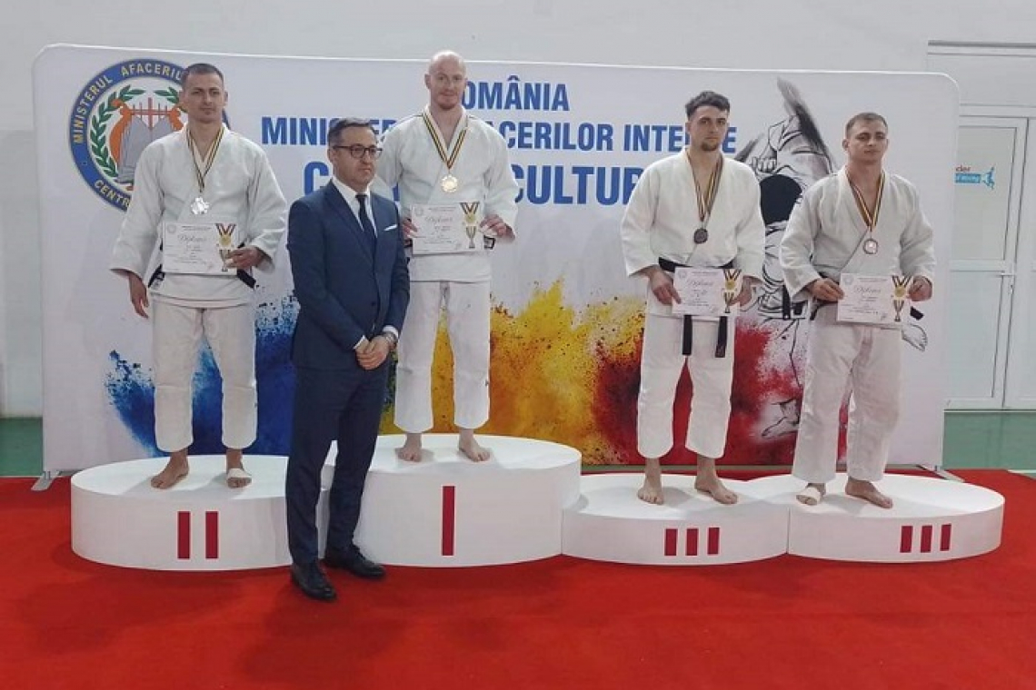 Un pompier vasluian a obținut medalia de bronz la judo