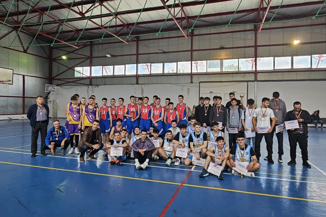 CSM Hușana Huși a câștigat Liga Moldova la baschet U19