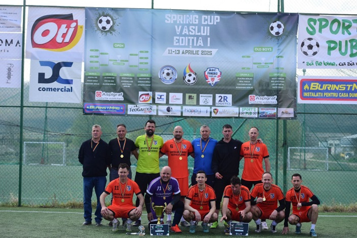 Real Vaslui a câștigat Spring Cup la Oldboys