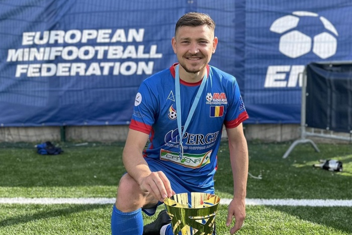 Încă un trofeu pentru Vlăduț Mocanu la minifotbal