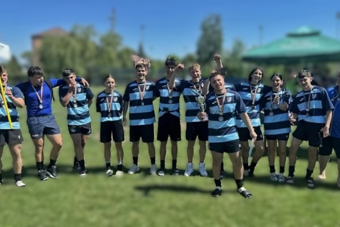 Bronz pentru Liceul „Ioan Popescu” Bârlad la rugby super mixt