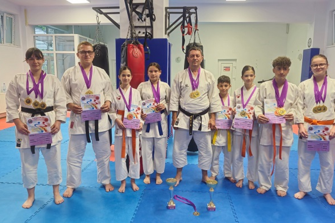 CS Karate Kensei Vaslui, pe podium la Openul Bihorului – World & European Karate Championships