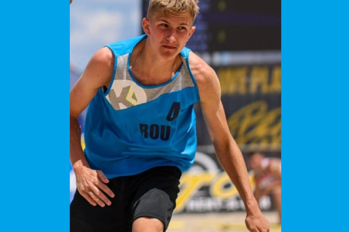 Un puști din Vaslui participă la Europeanul de beach handball