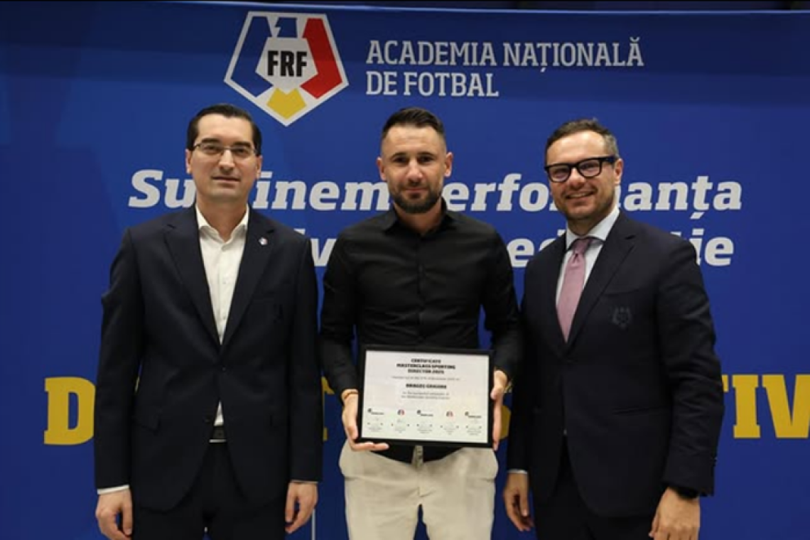 Dragoș Grigore, director sportiv cu acte în regulă