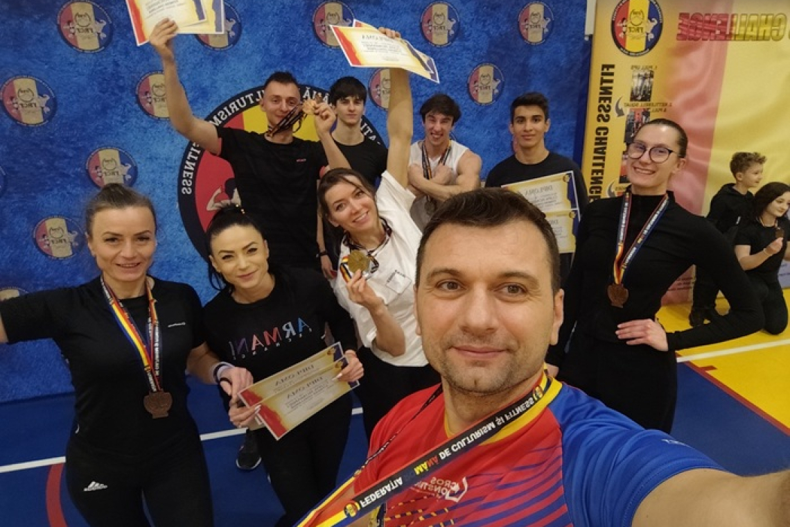 Team Spartacus, bilanț impresionant la Cupa României la Fitness Challenge 2025: 10 medalii cucerite la București