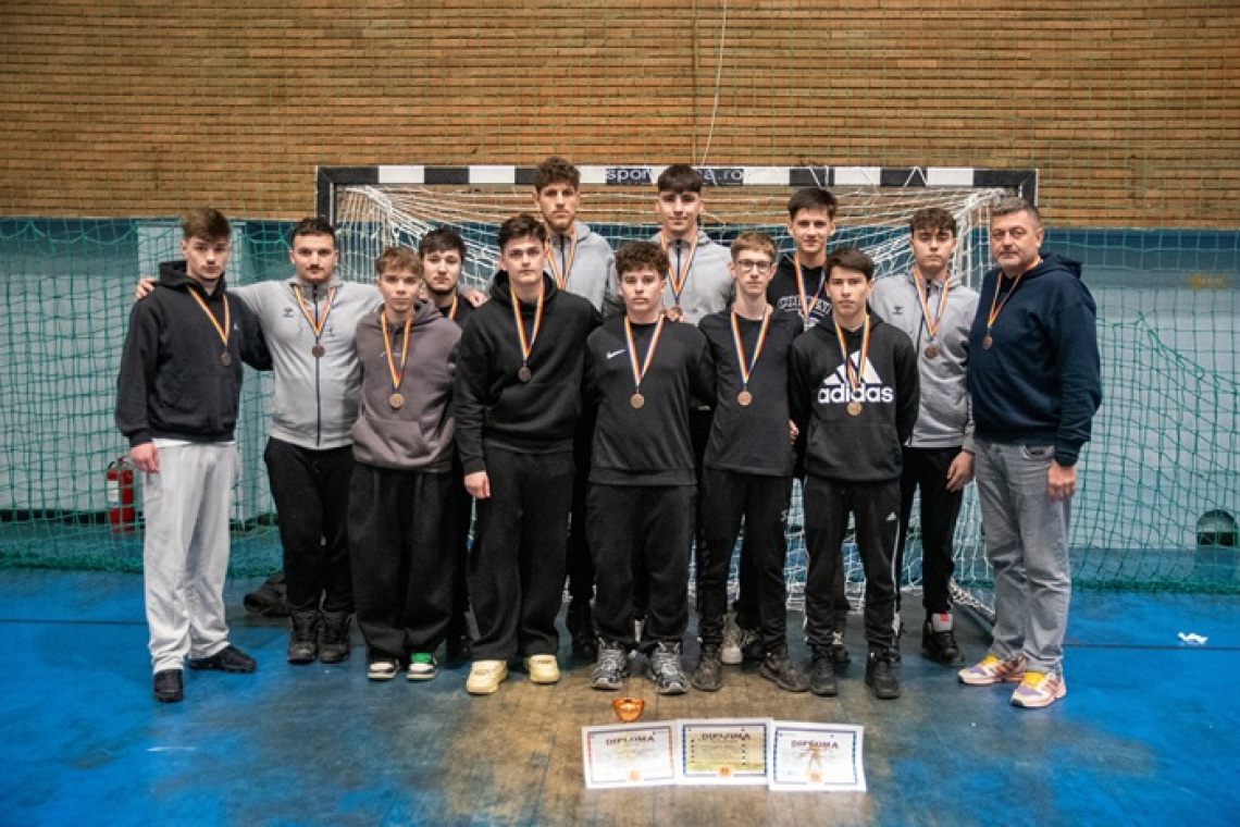 Bronz pentru LPS Vaslui la etapa zonală ONSȘ la handbal masculin