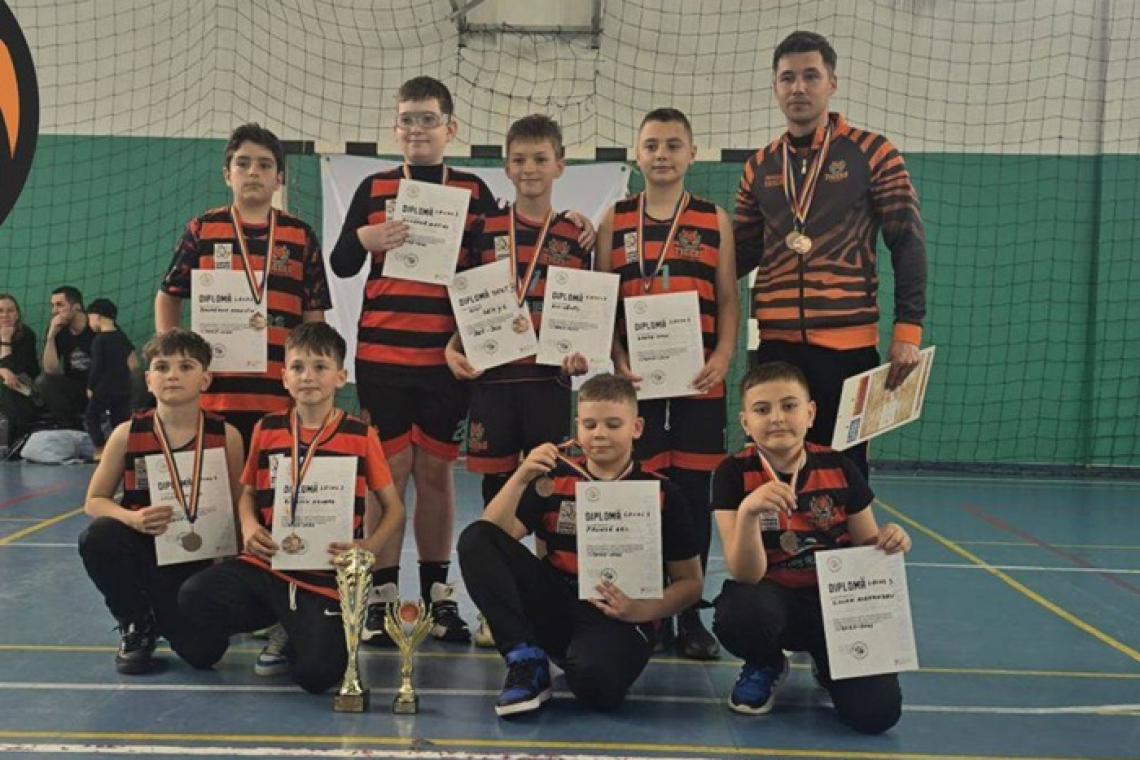 Bronz cu emoții pentru „tigrișorii” Vasluiului! Victorie dramatică la turneul final A la U12