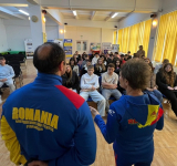 Lecție de viață la liceu: sportivul Emilian Știrbu i-a învățat pe elevi cum să fie sănătoși