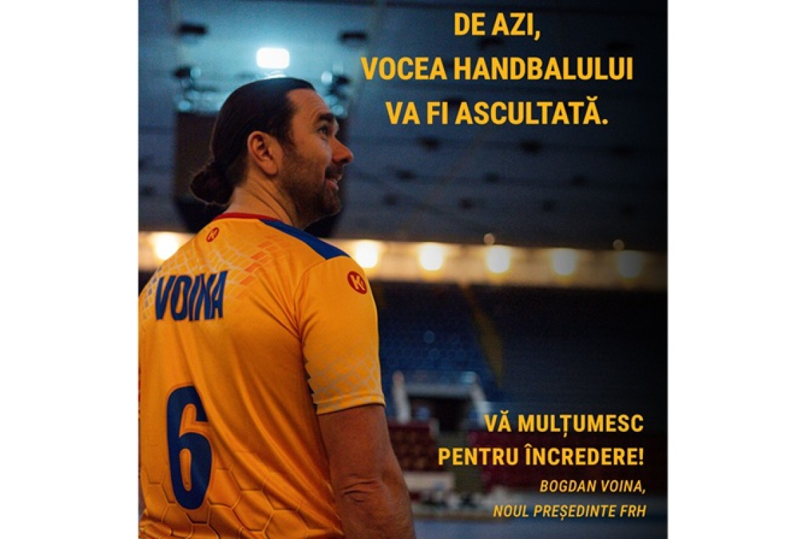 Bogdan Voina, noul președinte al Federației Române de Handbal după un tur doi dramatic