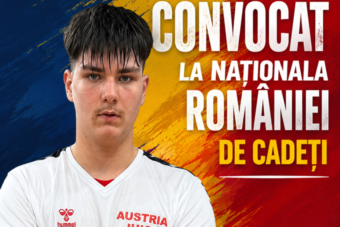 Talent din Vaslui, convocat la naționala de cadeți a României
