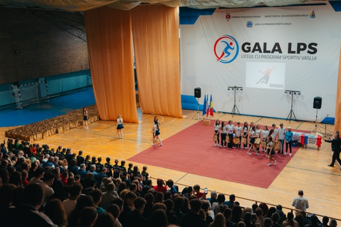Gala LPS Vaslui 2026, spectacol al campionilor! Mari nume ale sportului românesc au aplaudat performanțele tinerilor sportivi