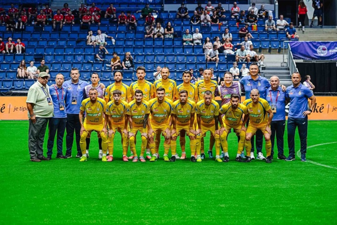 România, egal dramatic cu Spania la debutul EURO de minifotbal! Vlăduț Mocanu, pe teren pentru „tricolori”