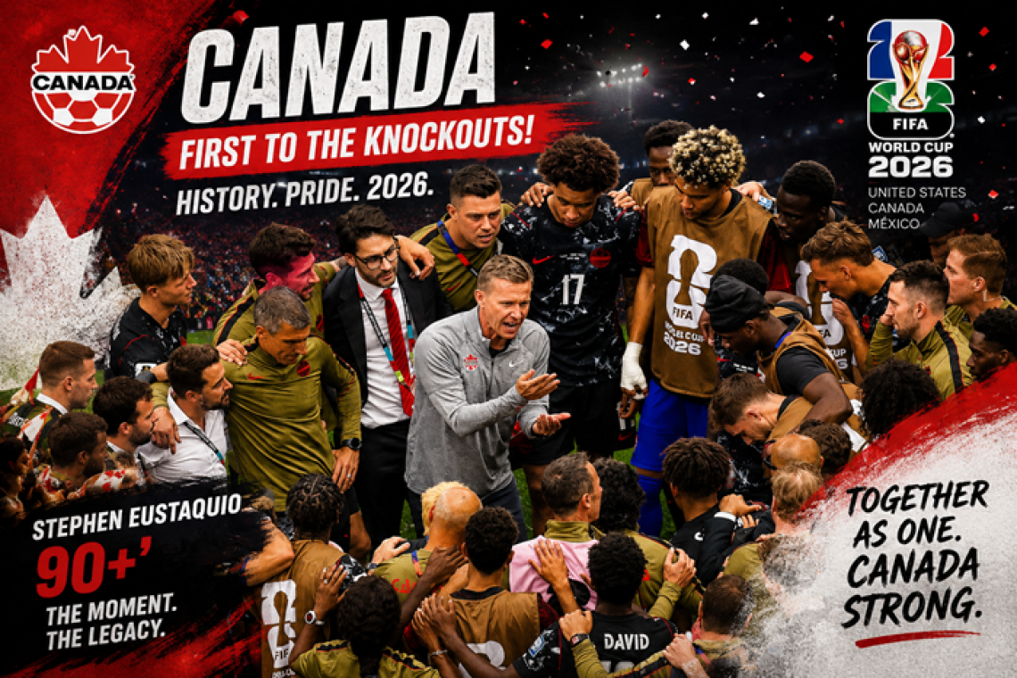 Mondialul la TV | Canada scrie istorie la Mondial! Gol în prelungiri, calificare în optimi și discurs emoționant al lui Jesse Marsch: „Sunteți eroi canadieni!”