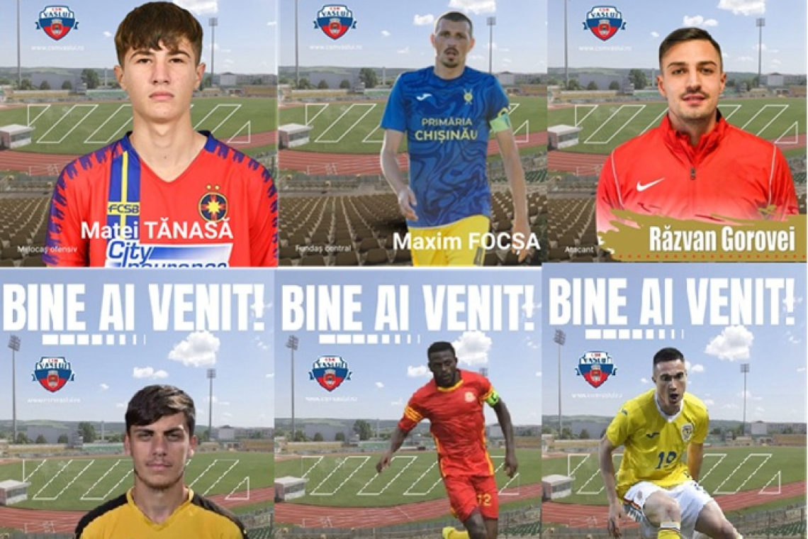 CSM Vaslui a dat lovitura pe piața transferurilor! Șapte achiziții într-o singură zi pentru atacarea promovării