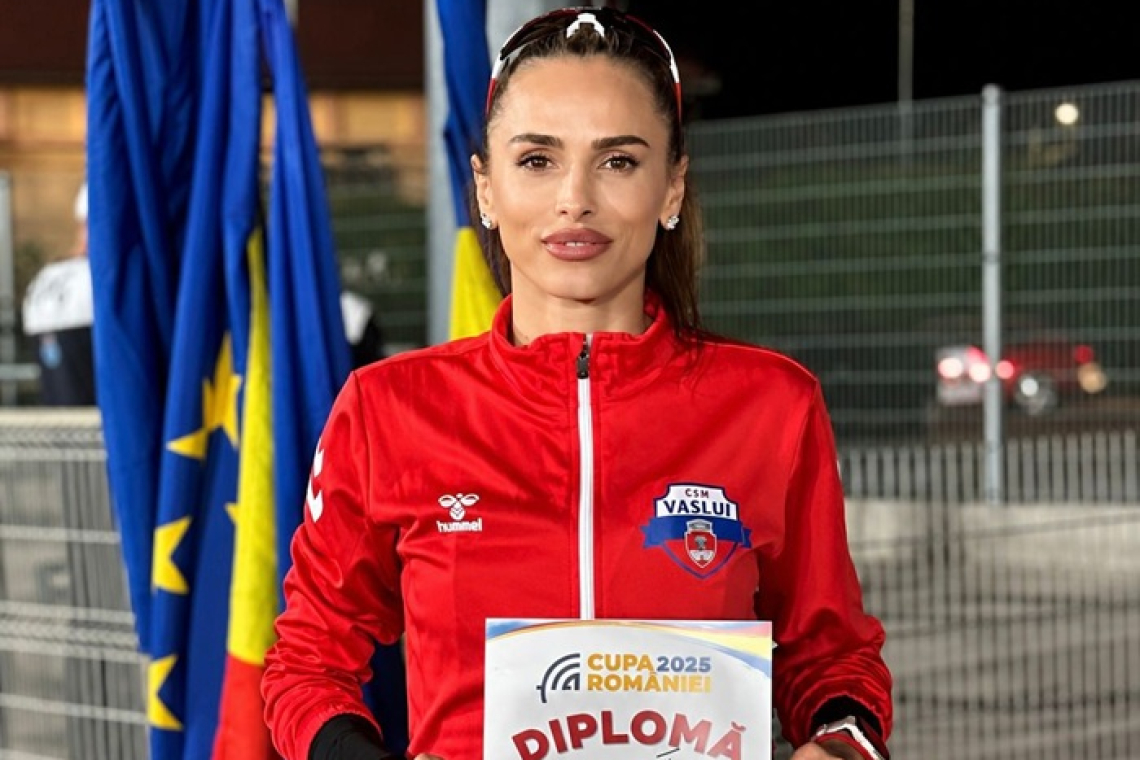 Mirela Lavric, a obținut aur și argint la Cupa României la atletism de la Craiova