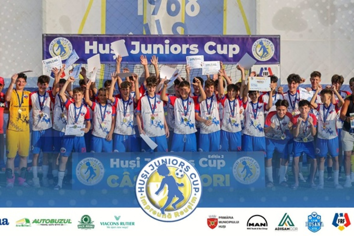 CSM Vaslui a câștigat Huși Juniors Cup. Grupa pregătită de Ionuț Chiochiu și Ciprian Amarandei s-a impus în finală cu 2-0